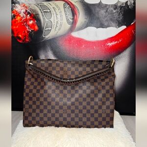 *SOLD* Checkered Brown Women's Bag